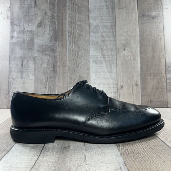 Allen Edmonds Kennett Men's Oxford Split Toe Derby Leather Black Size 9 D 9504 - Picture 8 of 16